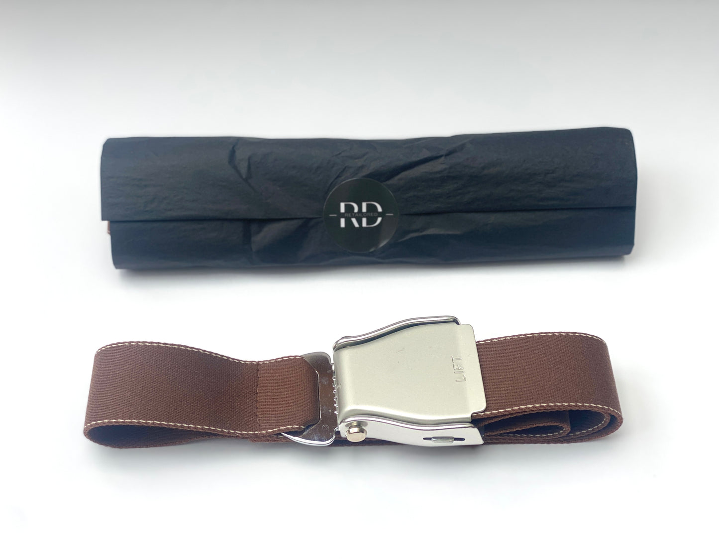 Retailored Classic Vintage Brown Belt